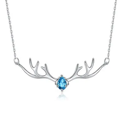 S925 Fine Silver Antlers Necklace Women's All the Way to Have You Korean-style Choker Christmas Gift Small Antlers Accessories
S925 Fine Silver Antlers Necklace Women's All the Way to Have You Korean-style Choker Christmas Gift Small Antlers Accessories