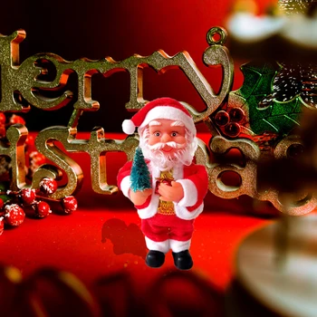 Christmas Decor Cute Gift For Home Santa Claus Doll Ornaments Small Hotel Electric Kids LED Light New Year Battery Powered Toys 
Christmas Decor Cute Gift For Home Santa Claus Doll Ornaments Small Hotel Electric Kids LED Light New Year Battery Powered Toys