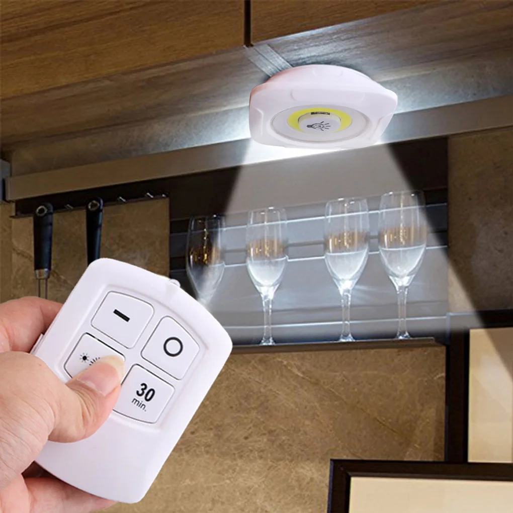 LED Remote Control Night Light Battery Operated Kid Bedside Nursing Bedroom Cabinet Wireless Lamp
LED Remote Control Night Light Battery Operated Kid Bedside Nursing Bedroom Cabinet Wireless Lamp