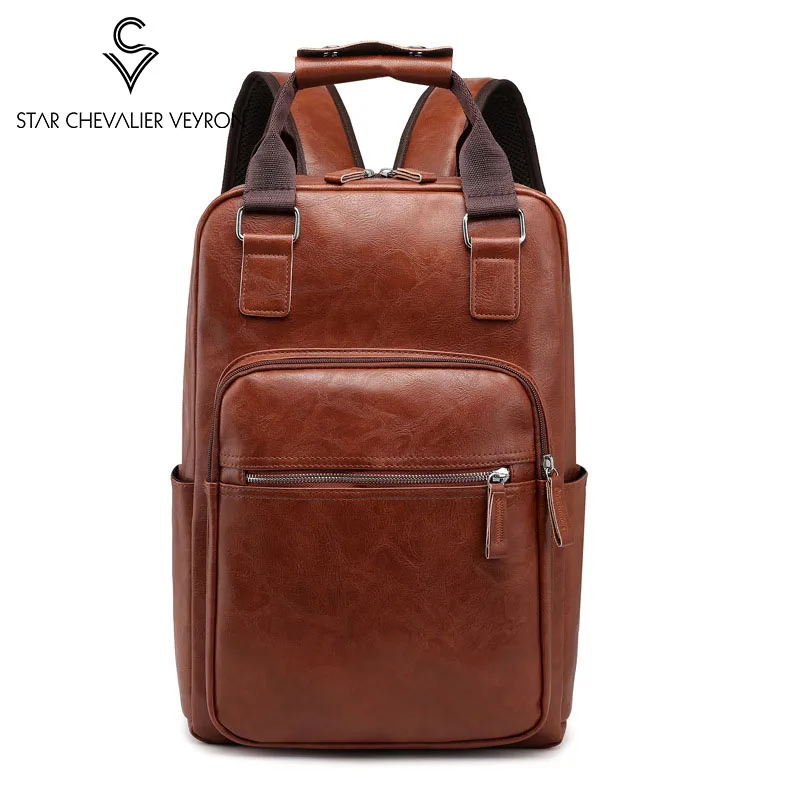 SCV Backpack Unisex New Temperament Large Capacity Vintage Casual 2020 PU Computer Bag Student Bag Business Travel Bag
SCV Backpack Unisex New Temperament Large Capacity Vintage Casual 2020 PU Computer Bag Student Bag Business Travel Bag