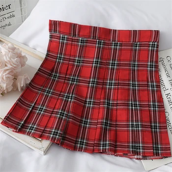 Pleated Women Mini Skirts Preppy Style Summer Sweet High Waist Female A-Line Skirts Harajuku Zipper Casual Chic Plaid Skirt
Pleated Women Mini Skirts Preppy Style Summer Sweet High Waist Female A-Line Skirts Harajuku Zipper Casual Chic Plaid Skirt