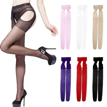 Women Sexy Open Crotch Pantyhose Lady Nonslip Convenient Open Crotch Stockings Semitransparent Design Pantyhose For Lady Girls
Women Sexy Open Crotch Pantyhose Lady Nonslip Convenient Open Crotch Stockings Semitransparent Design Pantyhose For Lady Girls