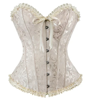 Women Sexy Corsets and Bustiers Tops Flower Print Overbust Corset Plus Size 6XL Lingerie Lace Up Vintage Corselet Floral Brocade
Women Sexy Corsets and Bustiers Tops Flower Print Overbust Corset Plus Size 6XL Lingerie Lace Up Vintage Corselet Floral Brocade
