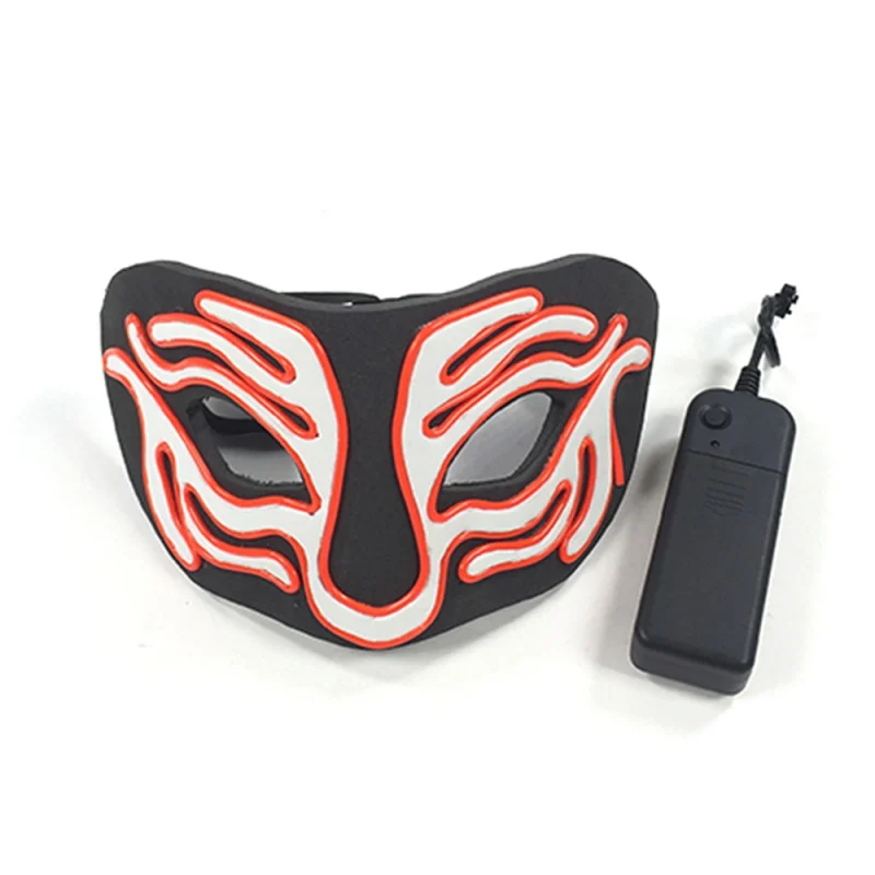 EL Wire Light Up Mask Upper Half Face Covered Halloween Festival Cosplay Costume Accessories Glow In The Dark Halloween Mask
EL Wire Light Up Mask Upper Half Face Covered Halloween Festival Cosplay Costume Accessories Glow In The Dark Halloween Mask