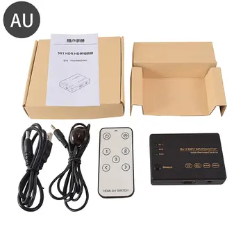 3 in 1 out hdmi 2.0 switch 4k 60hz hdr hdcp 2.2 dolby view 1080p 3d 3x1 5 ports hdmi 2.0 switcher with remote ir
3 in 1 out hdmi 2.0 switch 4k 60hz hdr hdcp 2.2 dolby view 1080p 3d 3x1 5 ports hdmi 2.0 switcher with remote ir
