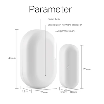 Tuya ZigBee Smart Window Door Gate Sensor Detector Smart Life Smart Remote Control Tuya App Smart Home Security Alarm System
Tuya ZigBee Smart Window Door Gate Sensor Detector Smart Life Smart Remote Control Tuya App Smart Home Security Alarm System