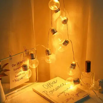 Bulbs Modeling 10 LED Light Energy Saving Environmental Protection String Battery Xmas Wedding Birthday Valentine Decor
Bulbs Modeling 10 LED Light Energy Saving Environmental Protection String Battery Xmas Wedding Birthday Valentine Decor
