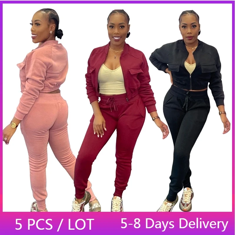 Wholesale Items Streetwear Solid Tracksuit Women Winter Clothes Zipper Jacket Sweatshirt and Pants Set Casual Women Sweatsuits
Wholesale Items Streetwear Solid Tracksuit Women Winter Clothes Zipper Jacket Sweatshirt and Pants Set Casual Women Sweatsuits