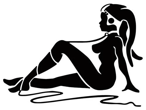 Виниловая наклейка для сексуальных рабов Oola Jabba Hutt Twi'lek Dancer Mud Flap Girl различных
