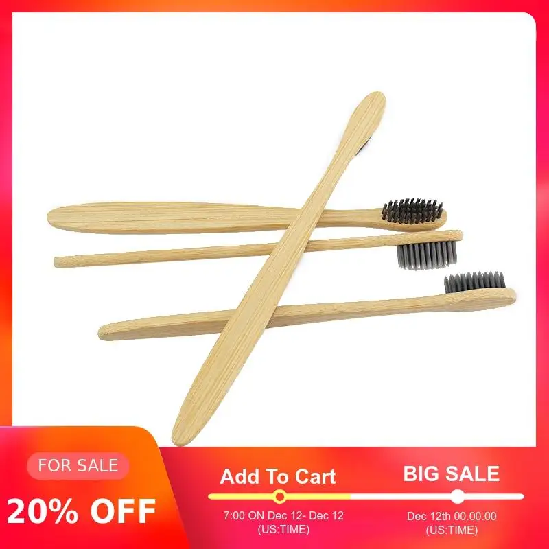 Natural Environmental Protection Handmade Bamboo Handle Black Soft Hair Bamboo Charcoal Toothbrush Adults Tooth Brush
Natural Environmental Protection Handmade Bamboo Handle Black Soft Hair Bamboo Charcoal Toothbrush Adults Tooth Brush