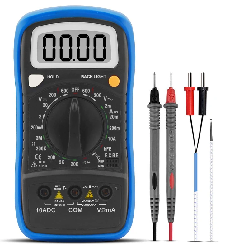 BTMETER BT-838L Manual Range Digital Multimeter for AC DC Voltage Amp Ohm Volt Temperature Diode Voltmeter Meter Tester
BTMETER BT-838L Manual Range Digital Multimeter for AC DC Voltage Amp Ohm Volt Temperature Diode Voltmeter Meter Tester