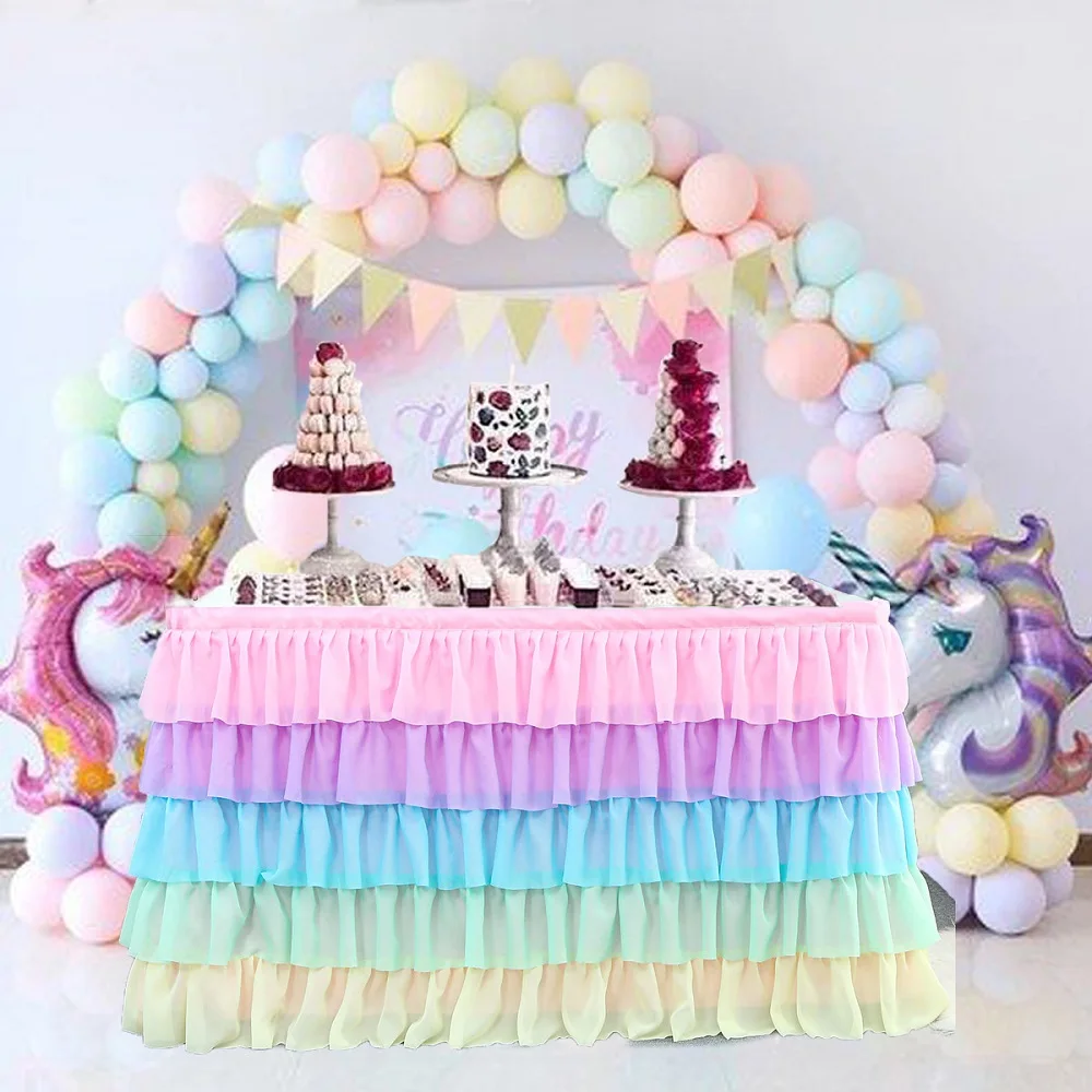 5 layer Flouncing Cake Lace Table Skirt Hotel Decoration Wedding Table Skirts Birthday Banquet Party Table Skirting Tablecloth
5 layer Flouncing Cake Lace Table Skirt Hotel Decoration Wedding Table Skirts Birthday Banquet Party Table Skirting Tablecloth