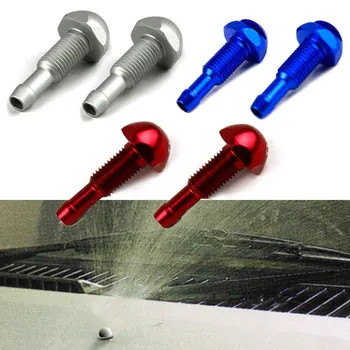 2Pcs/Set Car Vehicle Windshield Spray Nozzle On Front Hood Bonnet Wiper Washer Spray Eyes fan-shaped injection
2Pcs/Set Car Vehicle Windshield Spray Nozzle On Front Hood Bonnet Wiper Washer Spray Eyes fan-shaped injection