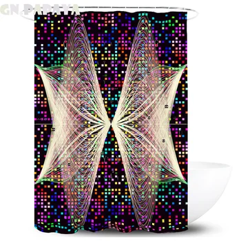 3d Geometric mosaic hippies macrame black Bath Curtains Waterproof Polyester Fabric flower Shower Curtains Screen with Hooks 
3d Geometric mosaic hippies macrame black Bath Curtains Waterproof Polyester Fabric flower Shower Curtains Screen with Hooks
