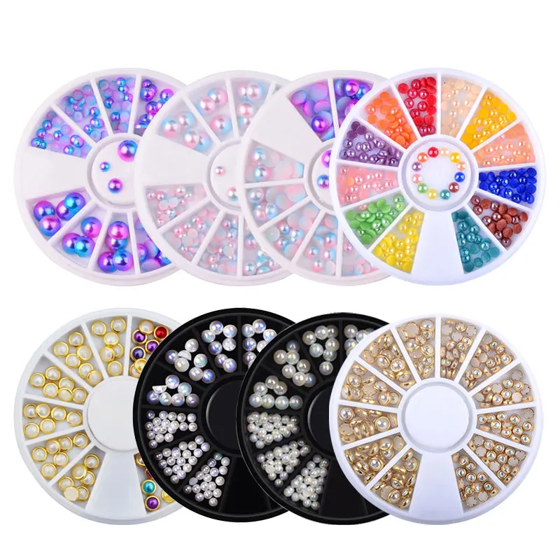 8 Style Mix Size Nail Rhinestones For manicure Flatback AB Pearl designer Metal Edge Beads Studs Nail Supplies For Professionals
8 Style Mix Size Nail Rhinestones For manicure Flatback AB Pearl designer Metal Edge Beads Studs Nail Supplies For Professionals