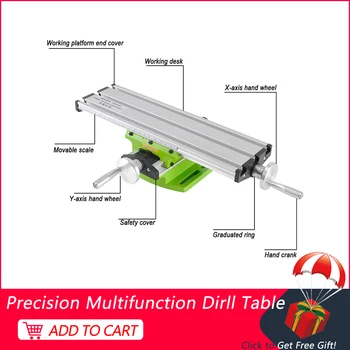 Precision Mini Multifunction Dirll Table Bench Vise Working Table Drill Milling Machine Cross Assisted Positioning Power Tool
Precision Mini Multifunction Dirll Table Bench Vise Working Table Drill Milling Machine Cross Assisted Positioning Power Tool