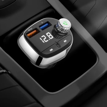 Car Bluetooth FM Transmitter Handsfree Kit Car Audio MP3 Player Digital Screen Dual USB Charger U Disk
Car Bluetooth FM Transmitter Handsfree Kit Car Audio MP3 Player Digital Screen Dual USB Charger U Disk