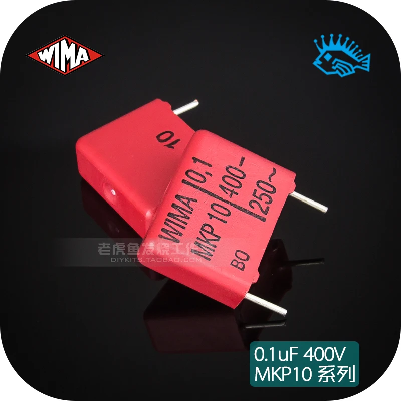 2pcs/20pcs 0.1uF 400V MKP10 Series WIMA 104/100n Audio Polarity-Free Coupling Film Capacitor
2pcs/20pcs 0.1uF 400V MKP10 Series WIMA 104/100n Audio Polarity-Free Coupling Film Capacitor