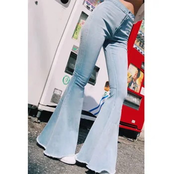 Women's Summer Elastic Plus Loose Denim Embroidery Casual Boot Cut Pant Jeans
Women's Summer Elastic Plus Loose Denim Embroidery Casual Boot Cut Pant Jeans