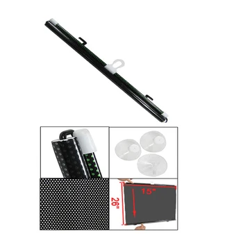 Portablle Car side Window Sunshade Roller Retractable Folding Windshield Auto Curtain Shade Cover Black Blind Protector 
Portablle Car side Window Sunshade Roller Retractable Folding Windshield Auto Curtain Shade Cover Black Blind Protector