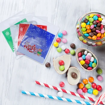 400pcs Storage Bags Cute Cartoon Self-adhesive Self-sealing PE Cookie Bags for Christmas Party Shop Stores Gift
400pcs Storage Bags Cute Cartoon Self-adhesive Self-sealing PE Cookie Bags for Christmas Party Shop Stores Gift