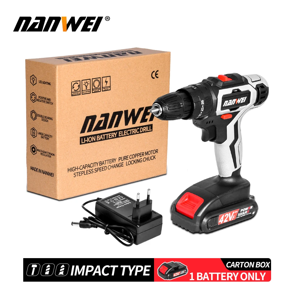 Strong power tools 21V cordless power drill with lithium battery on low price sale
Strong power tools 21V cordless power drill with lithium battery on low price sale