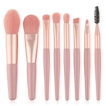 8pcs/set Mini Makeup Brushes Matte Wooden Handle Portable Soft Hair Cosmetic Make up Brush Set Beauty Tools
8pcs/set Mini Makeup Brushes Matte Wooden Handle Portable Soft Hair Cosmetic Make up Brush Set Beauty Tools
