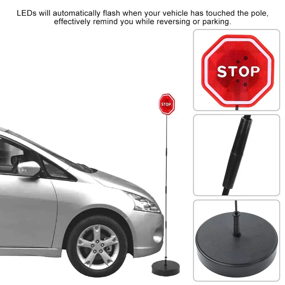 Safety Parking Stop Sign Flashing LED Light Warning Bumper Sensor for Garage Port
Safety Parking Stop Sign Flashing LED Light Warning Bumper Sensor for Garage Port