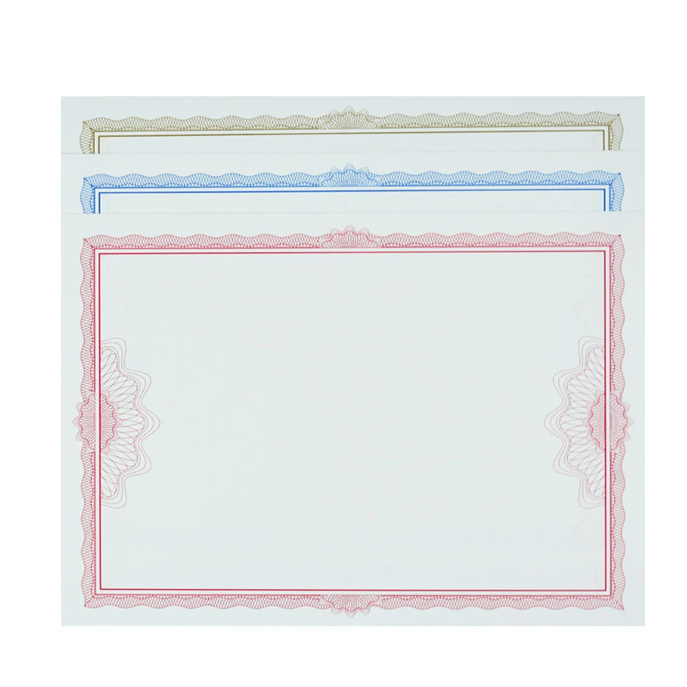 20pcs/lot A4 Honor Certificate Inner Core Color Border Contest Collection Letter Appointment Authorization Graduate Certificate 
20pcs/lot A4 Honor Certificate Inner Core Color Border Contest Collection Letter Appointment Authorization Graduate Certificate