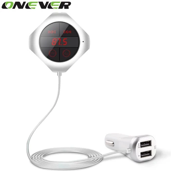 Onever 6-in-1 Hands Free Wireless Bluetooth FM Transmitter Modulator Car MP3 Player TF/SD Memory Card USB LCD Car Accessories
Onever 6-in-1 Hands Free Wireless Bluetooth FM Transmitter Modulator Car MP3 Player TF/SD Memory Card USB LCD Car Accessories