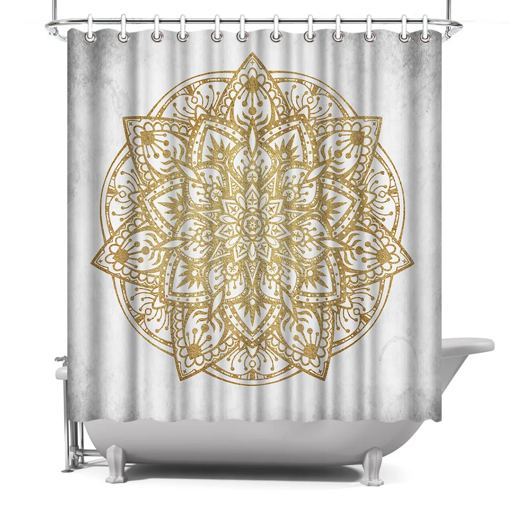 Waterproof Shower Curtain Flower Printed Photo Custom Polyester Fabric Bath Curtain for Bathroom Decor with Hooks 180x180cm
Waterproof Shower Curtain Flower Printed Photo Custom Polyester Fabric Bath Curtain for Bathroom Decor with Hooks 180x180cm