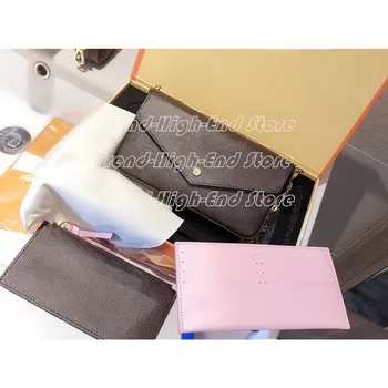 Luxury Classic Presbyopia High-quality Leather Lady's Three-piece Chain Bag With Wide Shoulder Strap High-end Gift Box Packaging
Luxury Classic Presbyopia High-quality Leather Lady's Three-piece Chain Bag With Wide Shoulder Strap High-end Gift Box Packaging