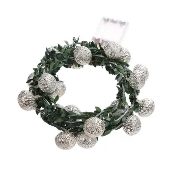 20 LED rattan Moroccan ball light string battery box Power Christmas day indoor outdoor decoration gold/silver BZ496
20 LED rattan Moroccan ball light string battery box Power Christmas day indoor outdoor decoration gold/silver BZ496