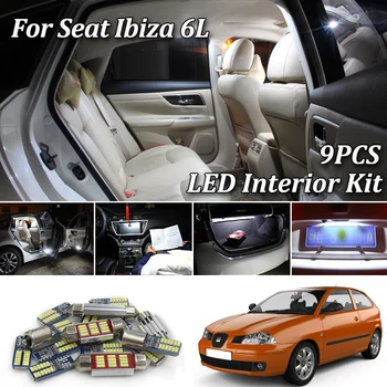 9Pcs LED Interior reading Lights bulb kit for Seat Accessories for Ibiza 4 IV MK4 6L 6L1 (2002-2008)
9Pcs LED Interior reading Lights bulb kit for Seat Accessories for Ibiza 4 IV MK4 6L 6L1 (2002-2008)