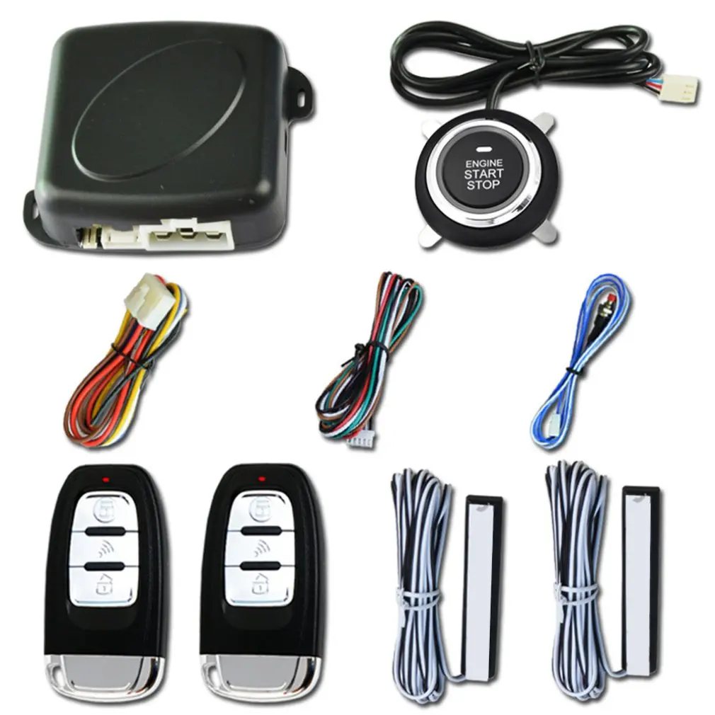 Auto Alarm Remote Control Auto Keyless Entry Engine Start Alarm System Push Button Remote Starter Stop Auto
Auto Alarm Remote Control Auto Keyless Entry Engine Start Alarm System Push Button Remote Starter Stop Auto