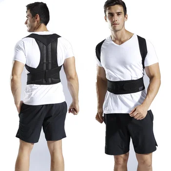 Adjustable Posture Corrector Back Support Shoulder Lumbar Brace Corset Back Waist Position Medical Corrector Back Belt for Men
Adjustable Posture Corrector Back Support Shoulder Lumbar Brace Corset Back Waist Position Medical Corrector Back Belt for Men