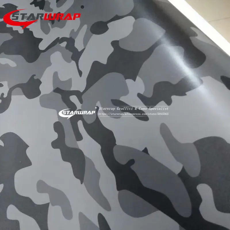 Starwrap arctic Snow Black Camo Vinyl Car Wrap Styling Air Rlease Winter Camouflage covering car decals Air Bubble Free
Starwrap arctic Snow Black Camo Vinyl Car Wrap Styling Air Rlease Winter Camouflage covering car decals Air Bubble Free
