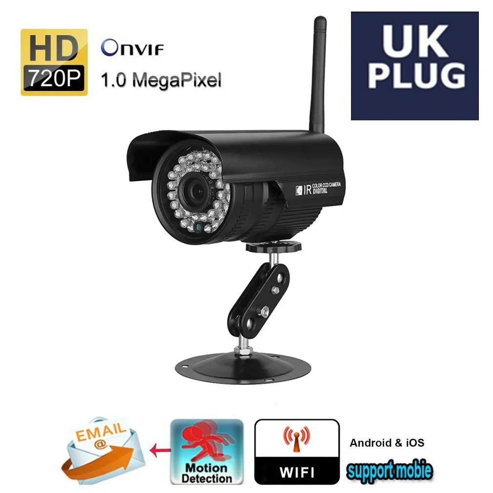 720p Waterproof Wireless Camera 1.0 Megapixel Security Monitor WiFi IP Camera Support Mobile Motion Dectection
720p Waterproof Wireless Camera 1.0 Megapixel Security Monitor WiFi IP Camera Support Mobile Motion Dectection