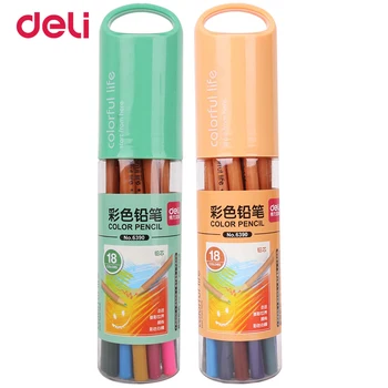 Deli 18PCS Kawaii Color Pencils Cute Wooden Colored Pencil Set Wood Color Pencil for Kid School Graffiti Drawing Painting
Deli 18PCS Kawaii Color Pencils Cute Wooden Colored Pencil Set Wood Color Pencil for Kid School Graffiti Drawing Painting
