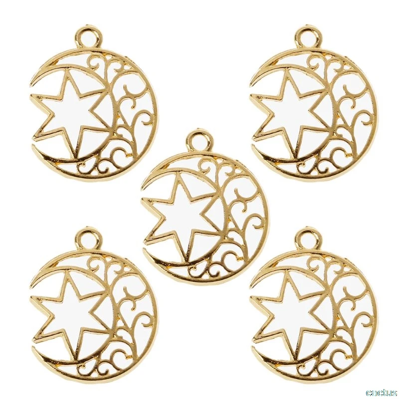 5Pcs Moon Star Blank Resin Frame Pendant Open Bezel Setting Jewelry Making Tool
5Pcs Moon Star Blank Resin Frame Pendant Open Bezel Setting Jewelry Making Tool