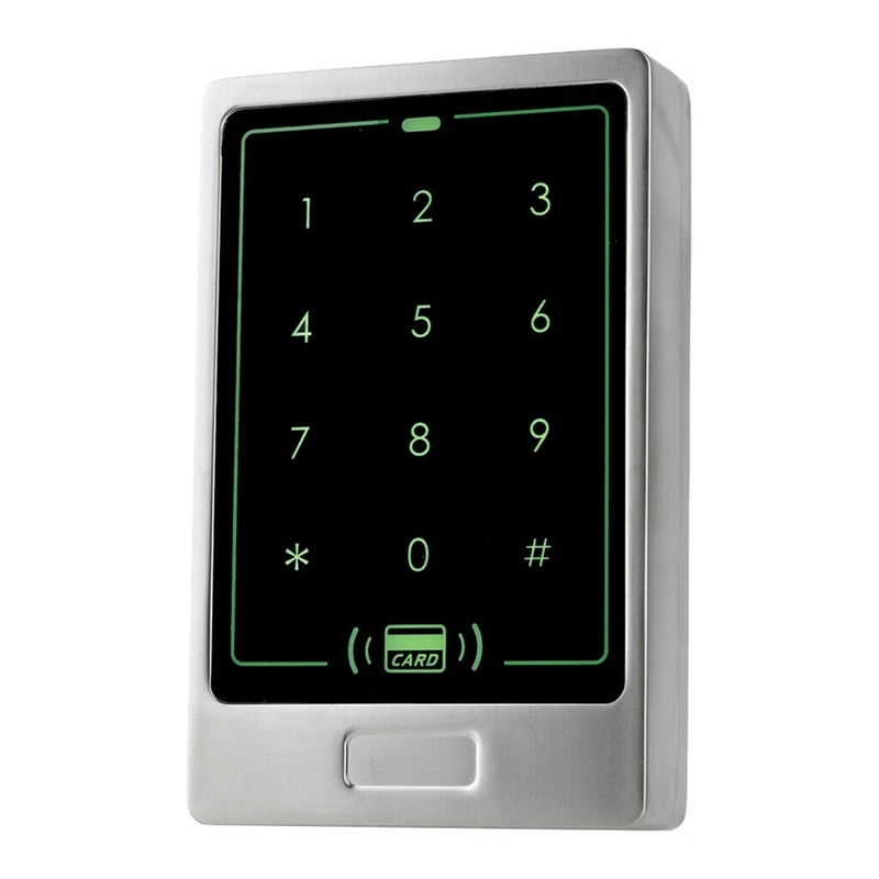 125Khz RFID Door Access Control Metal Contact Panel Keypad Card Reader 8000 Users for Lock Office Home Secyrity System
125Khz RFID Door Access Control Metal Contact Panel Keypad Card Reader 8000 Users for Lock Office Home Secyrity System