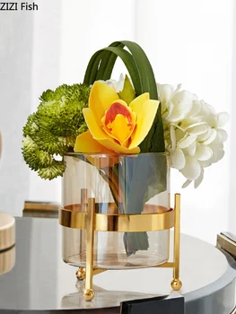 NORDIC GOLD VASE METAL FLOWER ARRANGEMENT SIMPLE HOME DECOR MODERN DESKTOP DECORATIVE FLORAL ORNAMENTS HYDROPONICS GLASS VASES
NORDIC GOLD VASE METAL FLOWER ARRANGEMENT SIMPLE HOME DECOR MODERN DESKTOP DECORATIVE FLORAL ORNAMENTS HYDROPONICS GLASS VASES