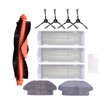 11pcs Replace for STYJ02YM Vacuum Cleaner Parts 4 Side brushes 3 Filters 1 Roller Brush 1 Wet Rag 1 Wet Dry Rag 1 White Comb
11pcs Replace for STYJ02YM Vacuum Cleaner Parts 4 Side brushes 3 Filters 1 Roller Brush 1 Wet Rag 1 Wet Dry Rag 1 White Comb