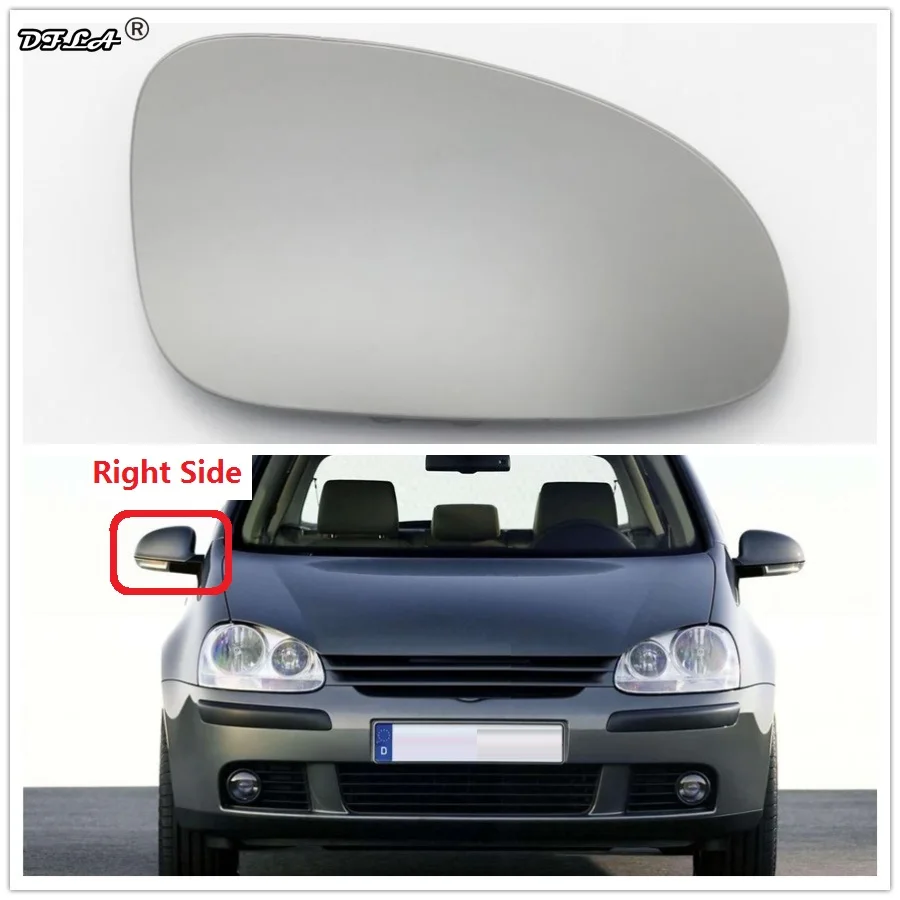 Для VW Golf V MK5 2006 2007 2008 2009 автостайлинг боковое зеркало для двери автомобиля стекло