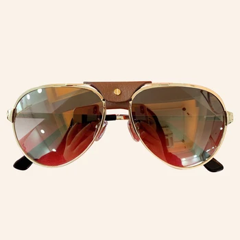 Classic Pilot Sunglasses Men Women Brand Designer Leather Fashion Mirror Sun Glasses Unisex UV400
Classic Pilot Sunglasses Men Women Brand Designer Leather Fashion Mirror Sun Glasses Unisex UV400