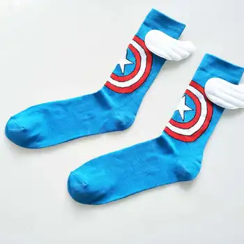 New personality hand-sewn ears cartoon Captain America master Yoda Sonic kid men's mid-tube sports socks
New personality hand-sewn ears cartoon Captain America master Yoda Sonic kid men's mid-tube sports socks