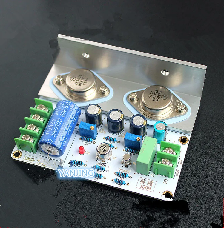 2 PCS Hifi JLH 1969 Amplifier Audio Class A Power Amplifier Board Stereo High Quality For 3-8 inch Full Range Speakers
2 PCS Hifi JLH 1969 Amplifier Audio Class A Power Amplifier Board Stereo High Quality For 3-8 inch Full Range Speakers