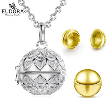 EUDORA Urn Cremation Pendant 20mm lotus opened Cage locket Ash Holder Keepsake capsule Necklace bola ball charm DIY Jewelry K407
EUDORA Urn Cremation Pendant 20mm lotus opened Cage locket Ash Holder Keepsake capsule Necklace bola ball charm DIY Jewelry K407