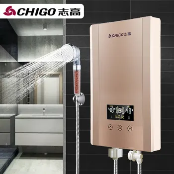 Chigo ZG-JR8B instant hot electric water heater quick hot shower bath small household tankless water heater 
Chigo ZG-JR8B instant hot electric water heater quick hot shower bath small household tankless water heater