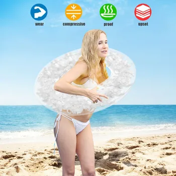Transparent Feather Swimming Ring Adult Thickened PVC Inflatable Swimming Ring Seat Ring Environmental PVC Dropshipping ZJXT2
Transparent Feather Swimming Ring Adult Thickened PVC Inflatable Swimming Ring Seat Ring Environmental PVC Dropshipping ZJXT2